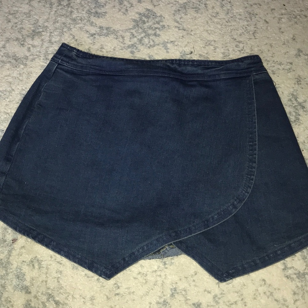 Denim skort